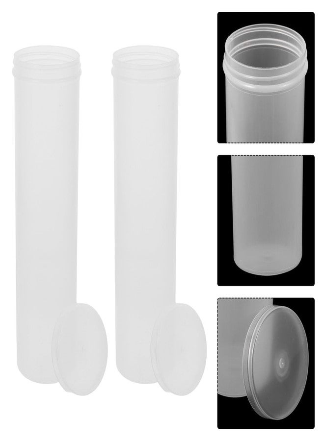CIYODO 2Pcs Transparent Plastic Pastry Cookie Jars with Lid Food Storage Container for Snack Keeper and Dry Goods Resistant Portable Food Organizer - Image 3